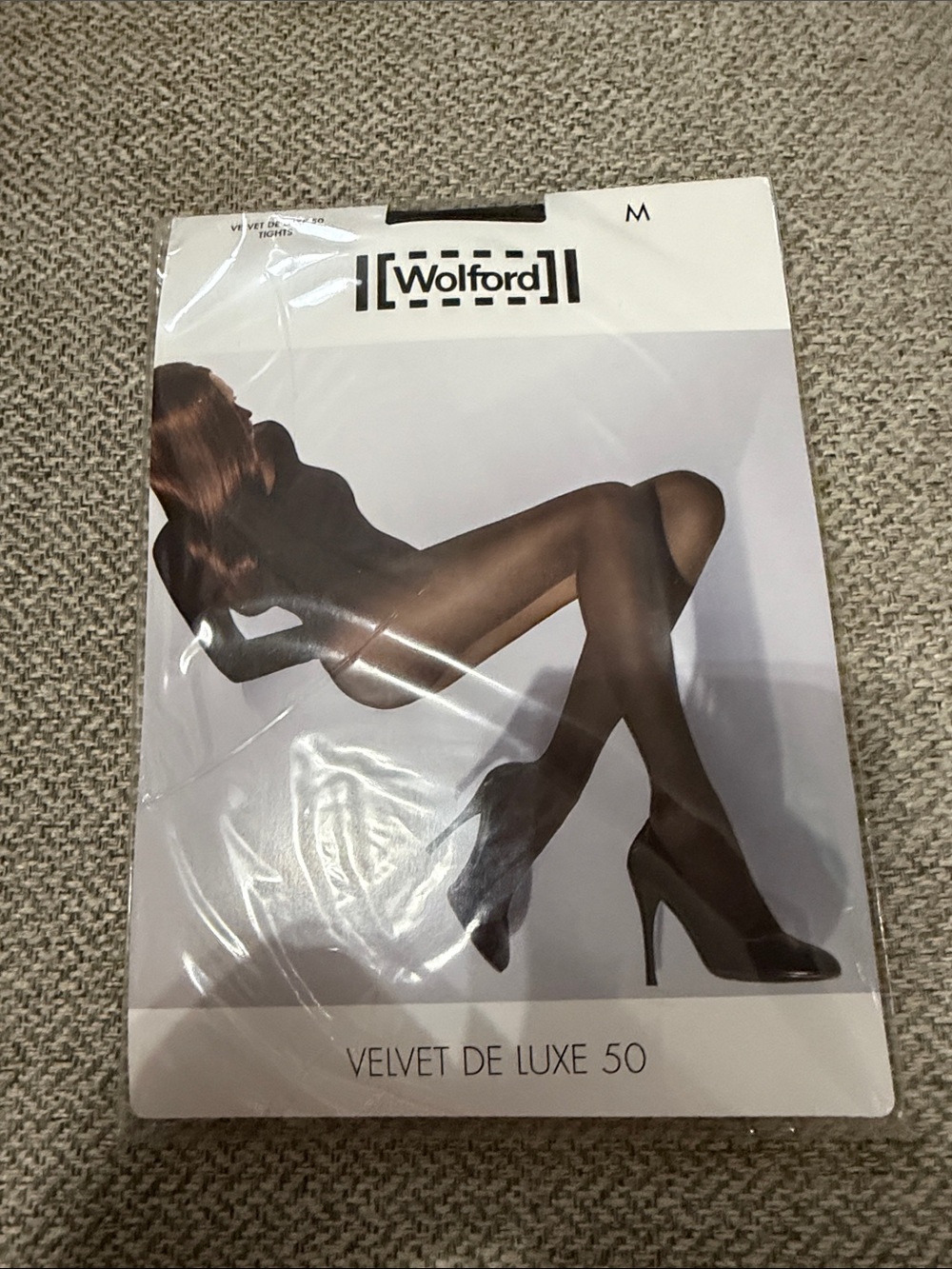 Wolford Velvet de Luxe 50 Sheer Tights - Black